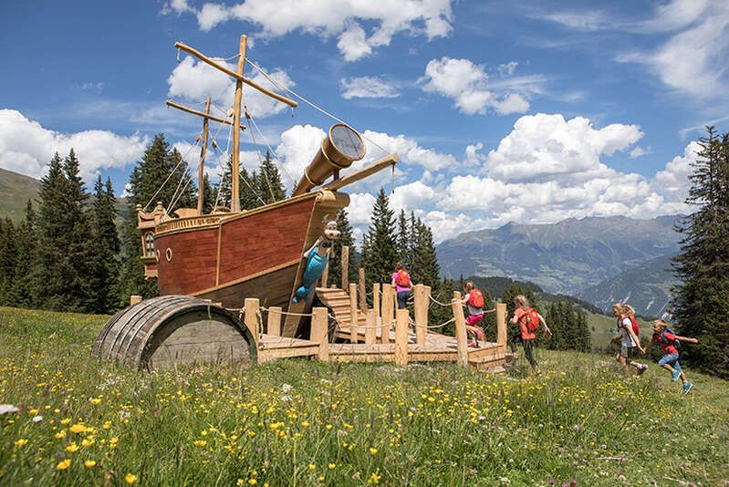 Piratenschiff auf dem Piratenweg